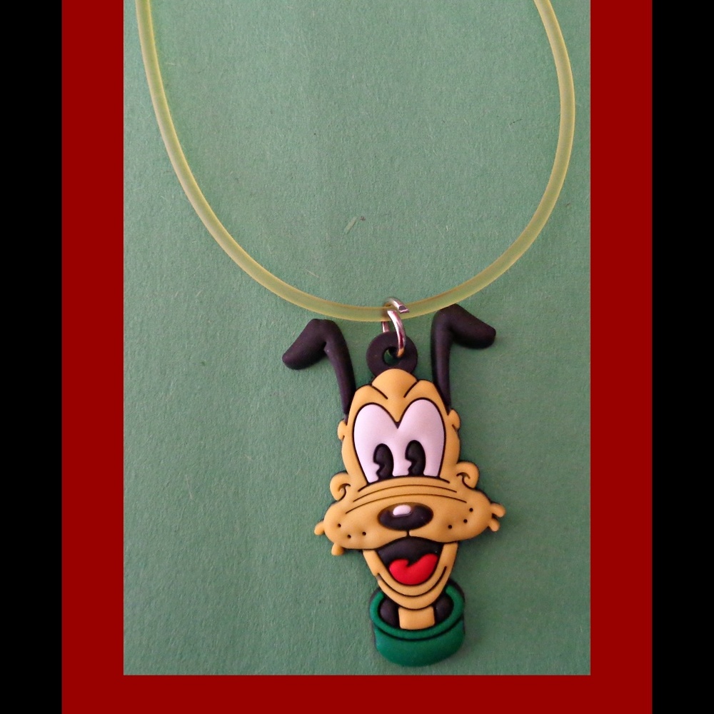 Disney Pluto The Dog Inspired Design Necklace